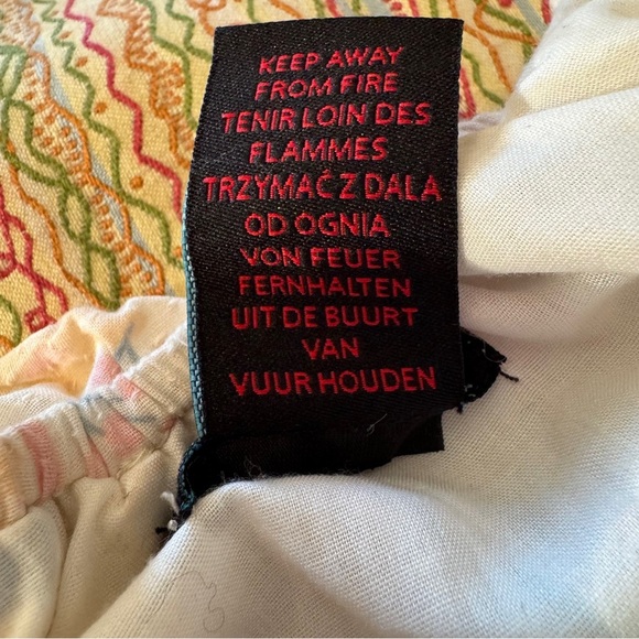 Cynthia Rowley Multicolor Animal Print Floral Dress Pom-Pom Lace Collar Size 4T - Picture 3 of 8